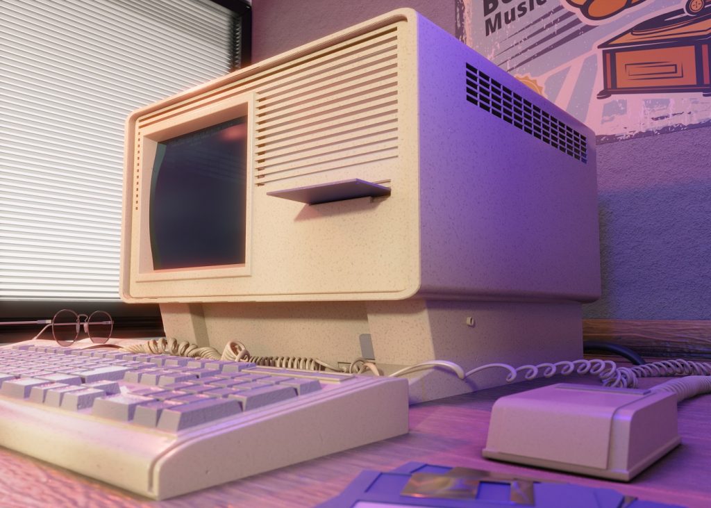 Retro computer, unlikely to render SharePoint well, or anything else come to think of it...